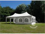 Tendone per feste Pagoda 4x8m, Bianco