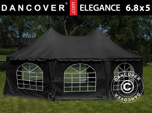 Marquee Elegance 6.8x5 m, Black Marquee Elegance 6.8x5 m, Black