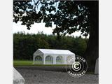 Solution SmartPack 2 en 1: Tente de réception Original 3x6m, Blanc/tonnelle 3x3m, sable