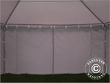 Solution SmartPack 2 en 1: Tente de réception Original 4x8m, Blanc/tonnelle 4x4m, sable