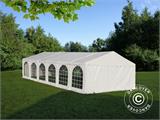 Solution SmartPack 2 en 1: Tente de réception Exclusive 6x12m, Blanc/tonnelle 4x4m, sable Solution SmartPack 2 en 1: Tente de réception Exclusive 6x12m, Blanc/tonnelle 4x4m, sable - 1