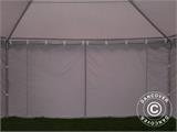 Solución 2 en 1 SmartPack: Carpa Exclusive 6x12m, Blanco/Cenador 4x4m, Arena