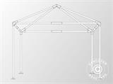 SmartPack 2-in-1 solution: Marquee Exclusive 6x12 m, White/Gazebo 4x4 m, Sand