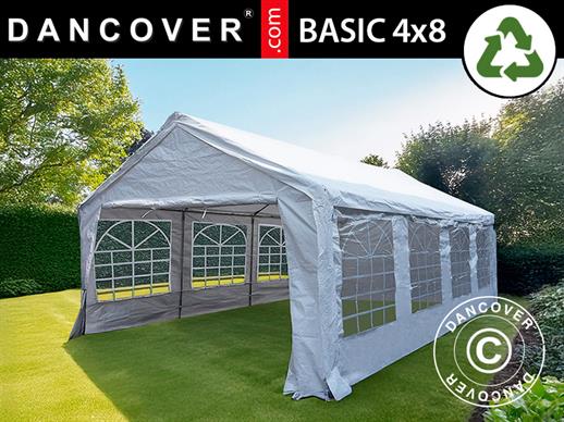 Marquee Basic 4x8 m PE 500, White Marquee Basic 4x8 m PE 500, White
