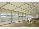 Tente de réception Professionnelle EventZone 10x15m PVC, Blanc