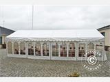Tenda profissional para festas EventZone 6x15m PVC, Branco