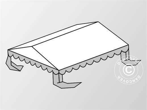 Dachplane für das Partyzelt Plus 3x6m PE, Weiß/Grau