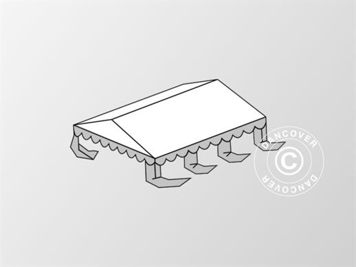 Dachplane für das Partyzelt Original 3x6m PVC, Weiß/Grau