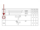 3-ways connector, Ø42 mm, 120°