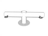 Barre au sol double fixation, Ø42mm