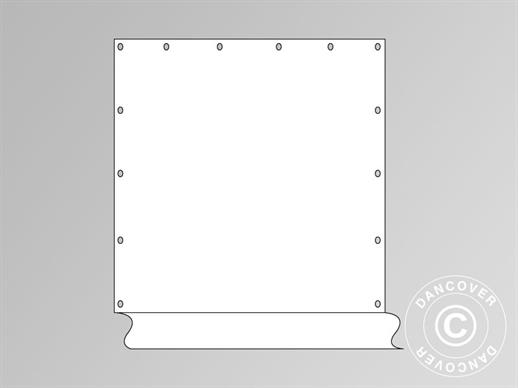 Standard-Seitenwand für Partyzelt SEMI PRO, Weiß