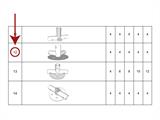 Adaptador en 3 partes para armazón de fundamento, Ø42mm, 90°