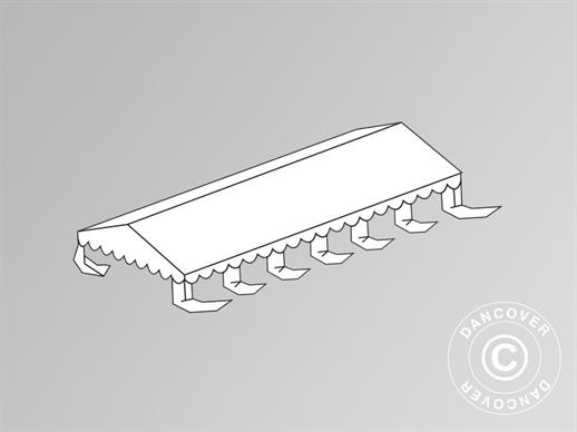 Dachplane für das Partyzelt Exclusive 5x12m PVC, Weiß