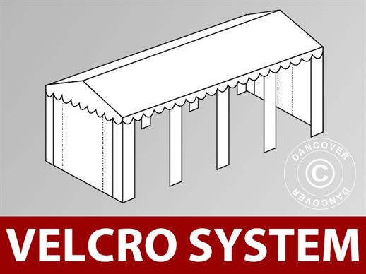 Copertura del tetto in Velcro per il tendone SEMI PRO Plus 5x8m, Bianco