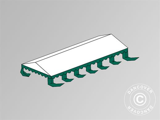 Dachplane für das Partyzelt Exclusive 6x12m PVC, Weiß/Grün