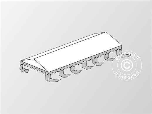 Dachplane für das Partyzelt Exclusive CombiTents® 6x12m, Weiß/Grau