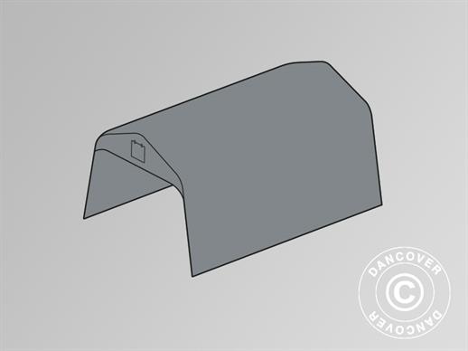 Dachplane für Zeltgarage PRO/Basic 3,3x6m PE, grau