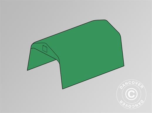 Roof cover for portable garage PRO 3.3x6 m PVC, Green
