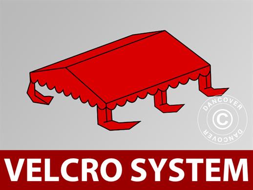Dachplane für Partyzelt UNICO, PVC/Polyester, 4x4m, rot 