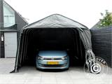 Zeltgarage PRO 3,6x4,8x2,68m, PE, Grau