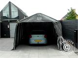 Garagem Portátil PRO 3,6x8,4x2,68m PE, Cinza