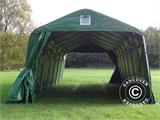 Zeltgarage PRO 3,6x8,4x2,68m PVC, Grün Zeltgarage PRO 3,6x8,4x2,68m PVC, Grün