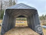 Portable Garage PRO 3.77x7.3x3.18 m PVC, Grey