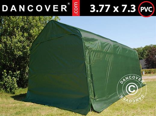 Tenda garage PRO 3,77x7,3x3,18m, PVC, Verde