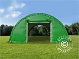 Arched Storage tent 9.15x12x4.5 m, PVC Green