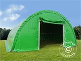 Arched Storage tent 9.15x12x4.5 m, PVC Green