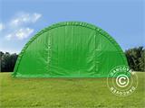 Arched Storage tent 9.15x12x4.5 m, PVC Green