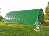 Tunnel agricole 9,15x12x4,5m, PVC Vert