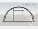 Tunnel agricole 9,15x12x4,5m, PVC Vert