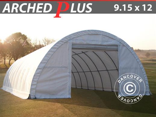 Arched Storage tent 9.15x12x4.5 m, PVC, White