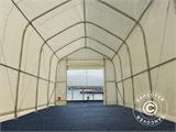 Tente de stockage Oceancover 5,5x15x4,1x5,3m, PE, Blanc