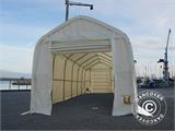 Carpas de almacén Oceancover 5,5x15x4,1x5,3m, PE, Blanco