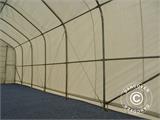 Tente de stockage Oceancover 5,5x15x4,1x5,3m, PE, Blanc