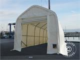 Carpas de almacén Oceancover 5,5x15x4,1x5,3m, PE, Blanco