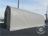 Carpas de almacén Oceancover 5,5x15x4,1x5,3m, PE, Blanco
