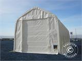 Capannone tenda Oceancover 5,5x15x4,1x5,3m, PE, Bianco