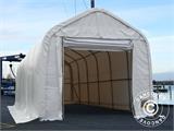 Sandėliavimo palapinė Oceancover 5,5x15x4,1x5,3m, PVC, Balta