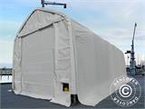 Sandėliavimo palapinė Oceancover 5,5x15x4,1x5,3m, PVC, Balta