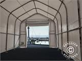 Sandėliavimo palapinė Oceancover 5,5x15x4,1x5,3m, PVC, Balta