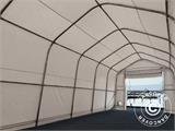 Sandėliavimo palapinė Oceancover 5,5x15x4,1x5,3m, PVC, Balta