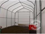 Carpas de almacén Oceancover 5,5x15x4,1x5,3m, PVC, Blanco