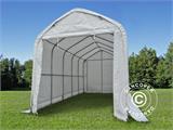 Tente de Stockage multiGarage 4x12x4,5x5,5m, Blanc