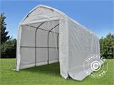 Storage shelter multiGarage 4x14x4.5x5.5 m, White Storage shelter multiGarage 4x14x4.5x5.5 m, White