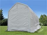 Storage shelter multiGarage 4x14x4.5x5.5 m, White Storage shelter multiGarage 4x14x4.5x5.5 m, White