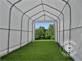 Storage shelter multiGarage 4x14x4.5x5.5 m, White Storage shelter multiGarage 4x14x4.5x5.5 m, White