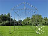 Carpa de almacén multiGarage 4x14x4,5x5,5m, Blanco